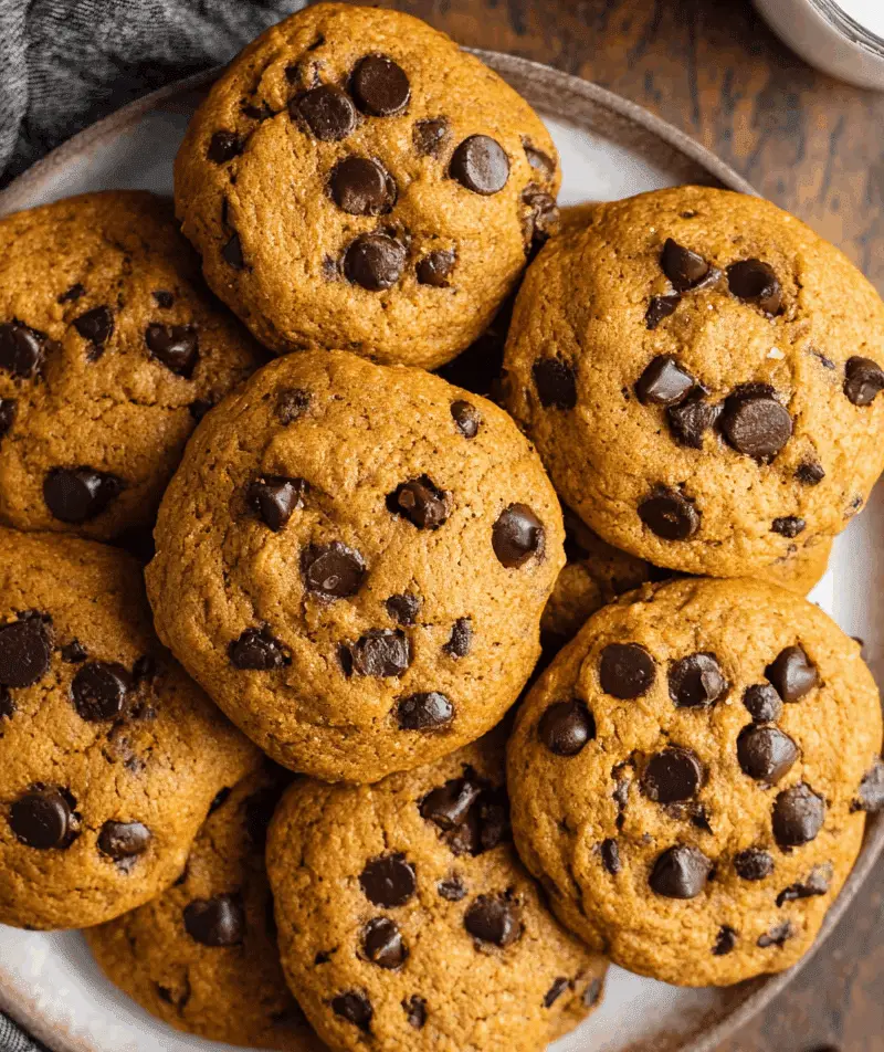 Pumpkin Chocolate Chip Cookies