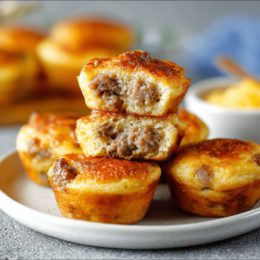 Sausage Pancake Muffins 3 Sausage Pancake Muffins