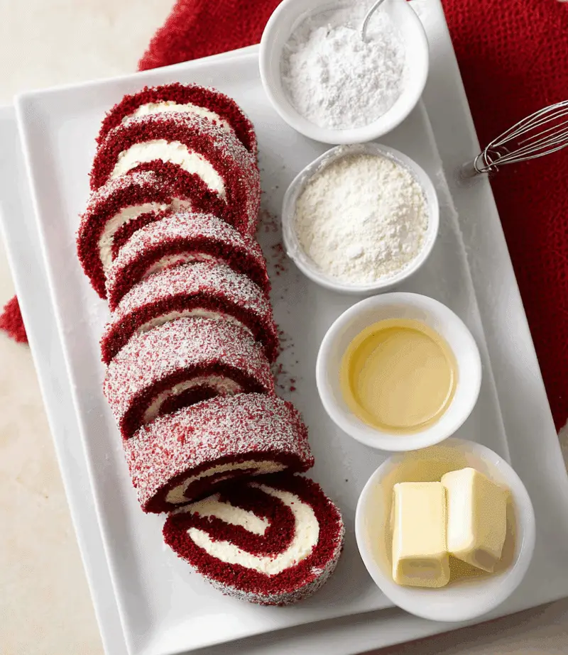 Red Velvet Cake Roll