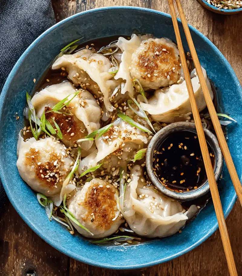 Sesame Chicken Dumplings