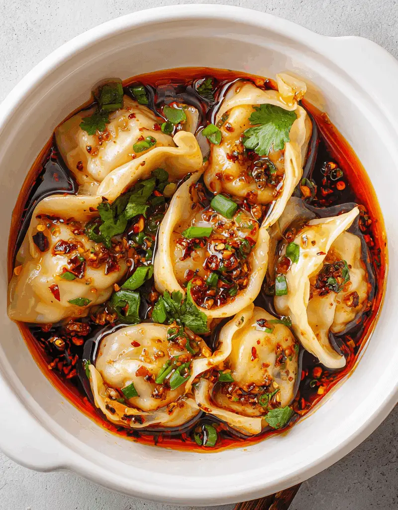 Sichuan Chili Oil Wontons