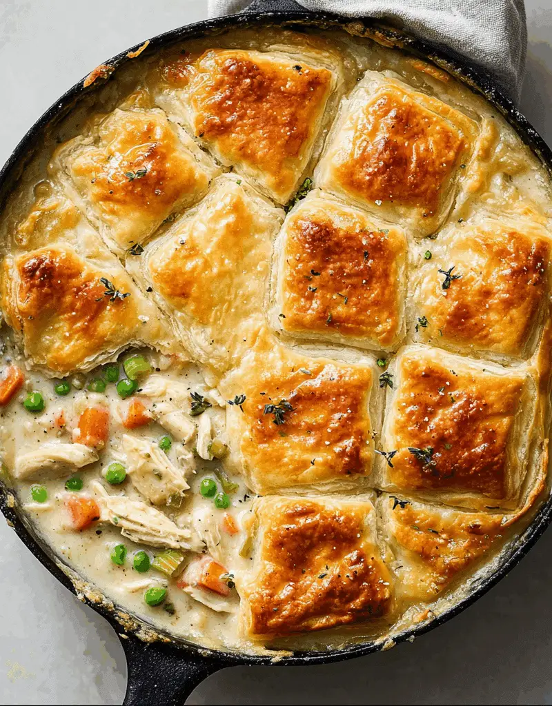 Skillet Chicken Pot Pie