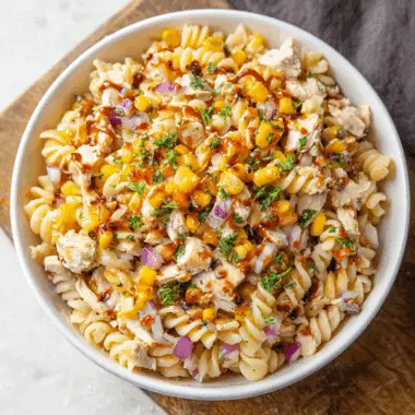 BBQ Chicken Pasta Salad