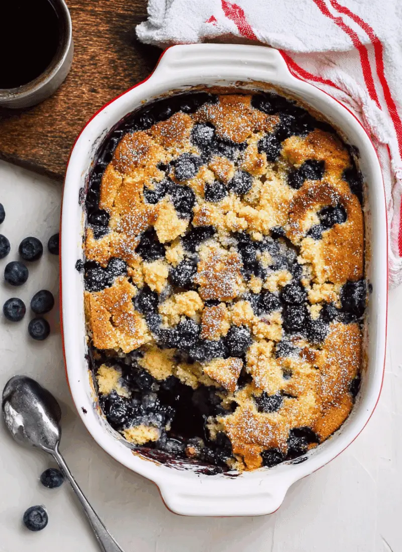 Blueberry Buttermilk Pancake Casserole
