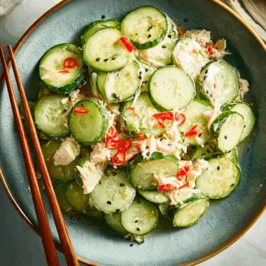 California Roll Cucumber Salad