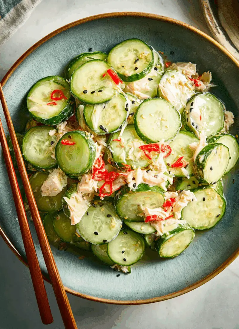 California Roll Cucumber Salad