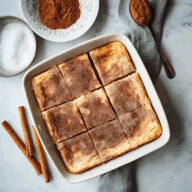 Churro Cheesecake Bars