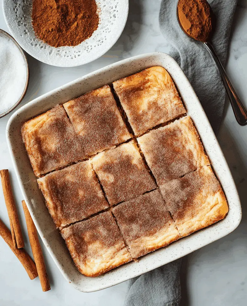 Churro Cheesecake Bars