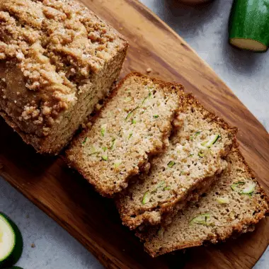 Cinnamon-Zucchini Streusel Loaf