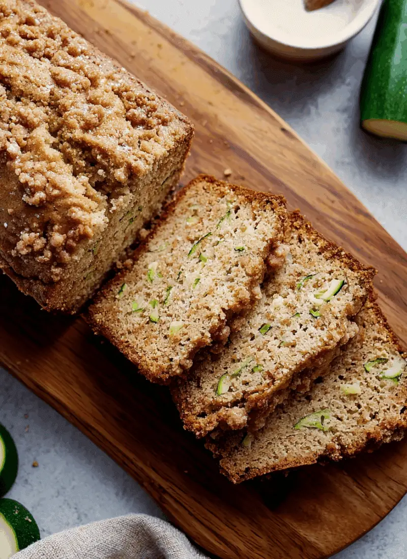 Cinnamon-Zucchini Streusel Loaf