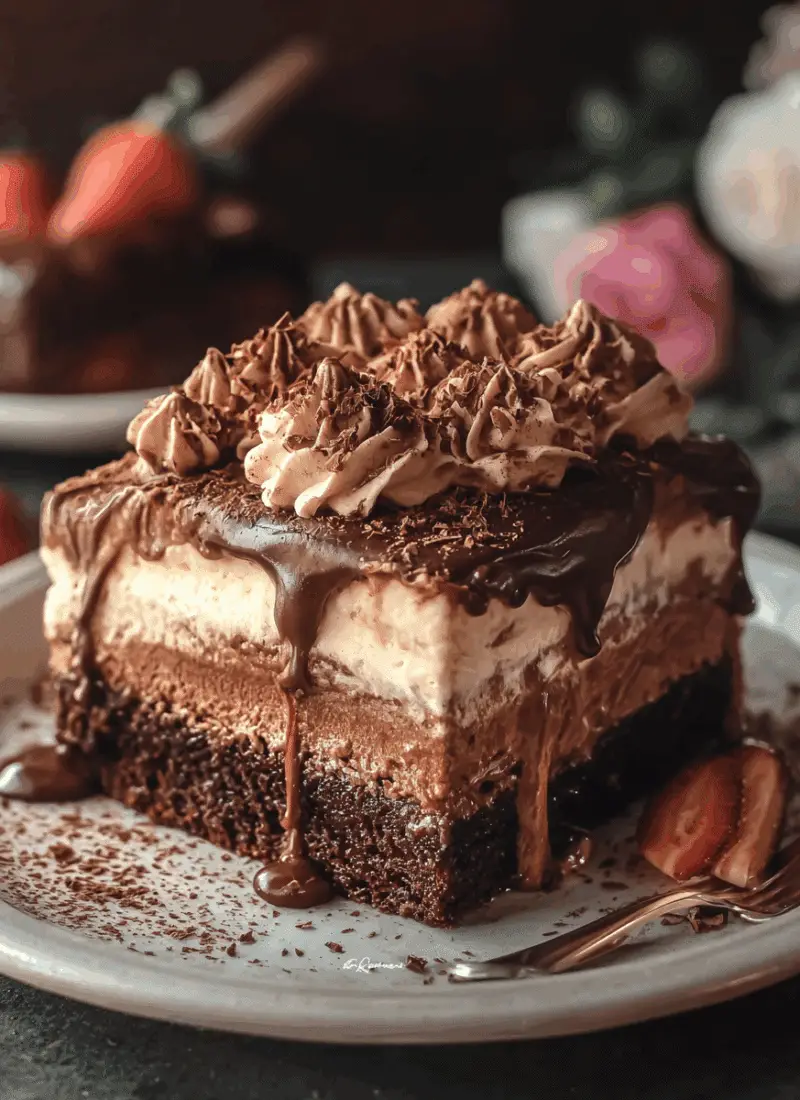 Mexican Chocolate Milk Cake