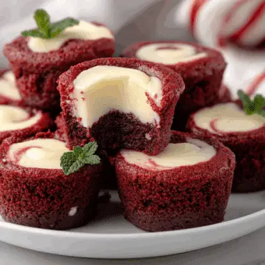 Mini Red Velvet Cheesecake Bites