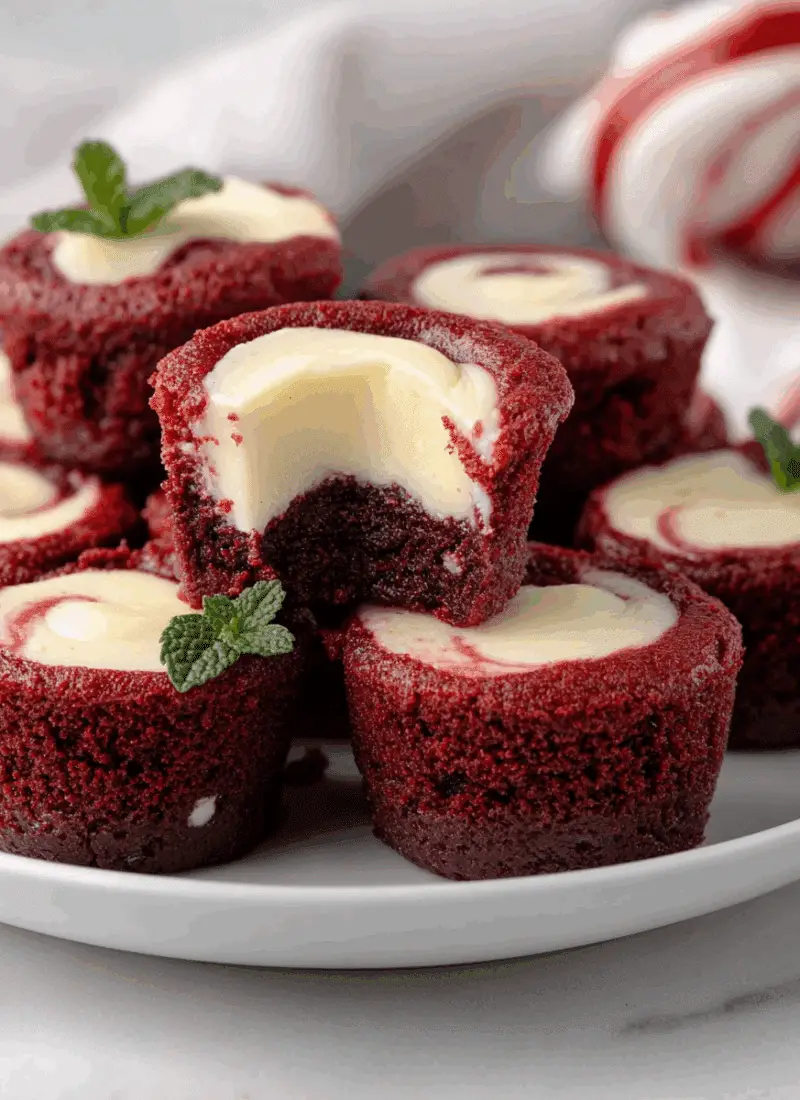 Mini Red Velvet Cheesecake Bites