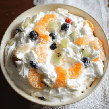 Orange Cream Fruit Salad