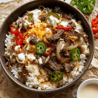 Philly Cheesesteak Bowls
