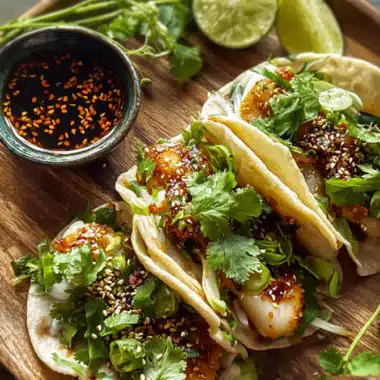 Smash Dumpling Tacos