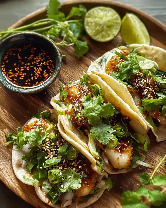 Smash Dumpling Tacos