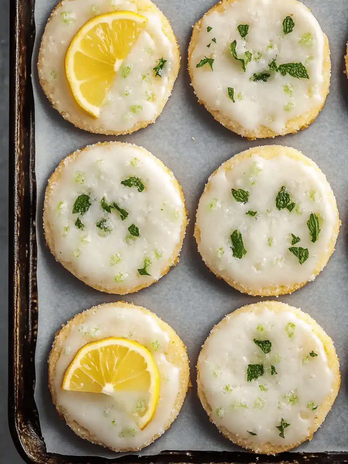 Mojito Sugar Cookies