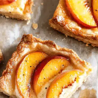 Peach and Cream Cheese Mini Tarts