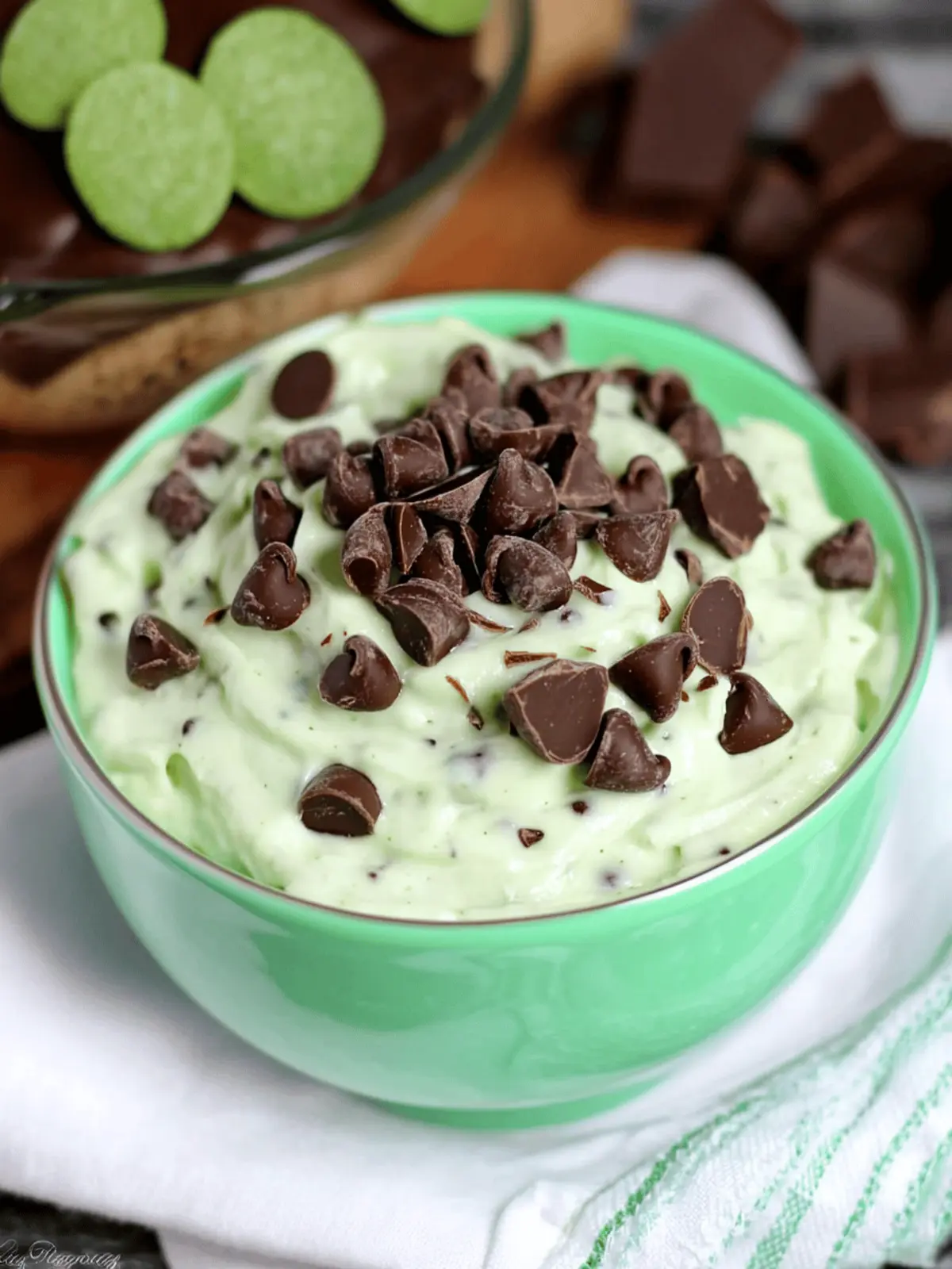 Delicious Mint Chocolate Cream Cheese Dip for Any Occasion