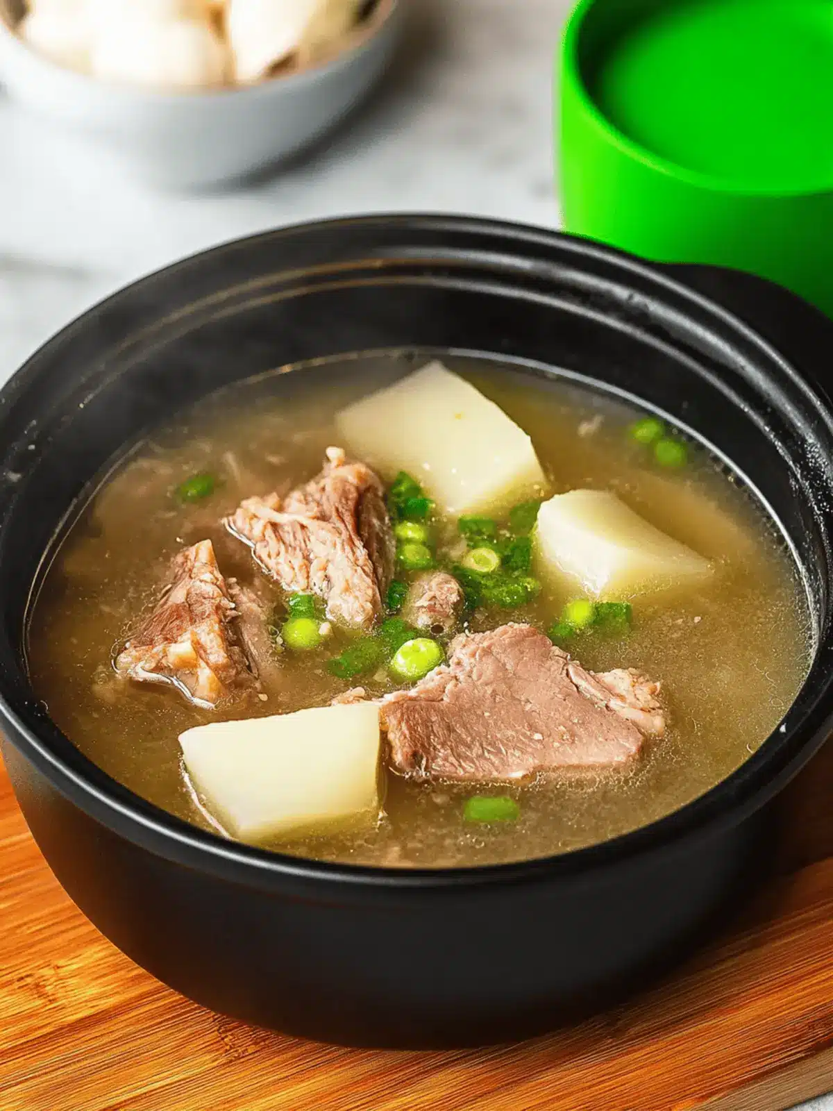 Taiwanese Pork Rib and Daikon Soup