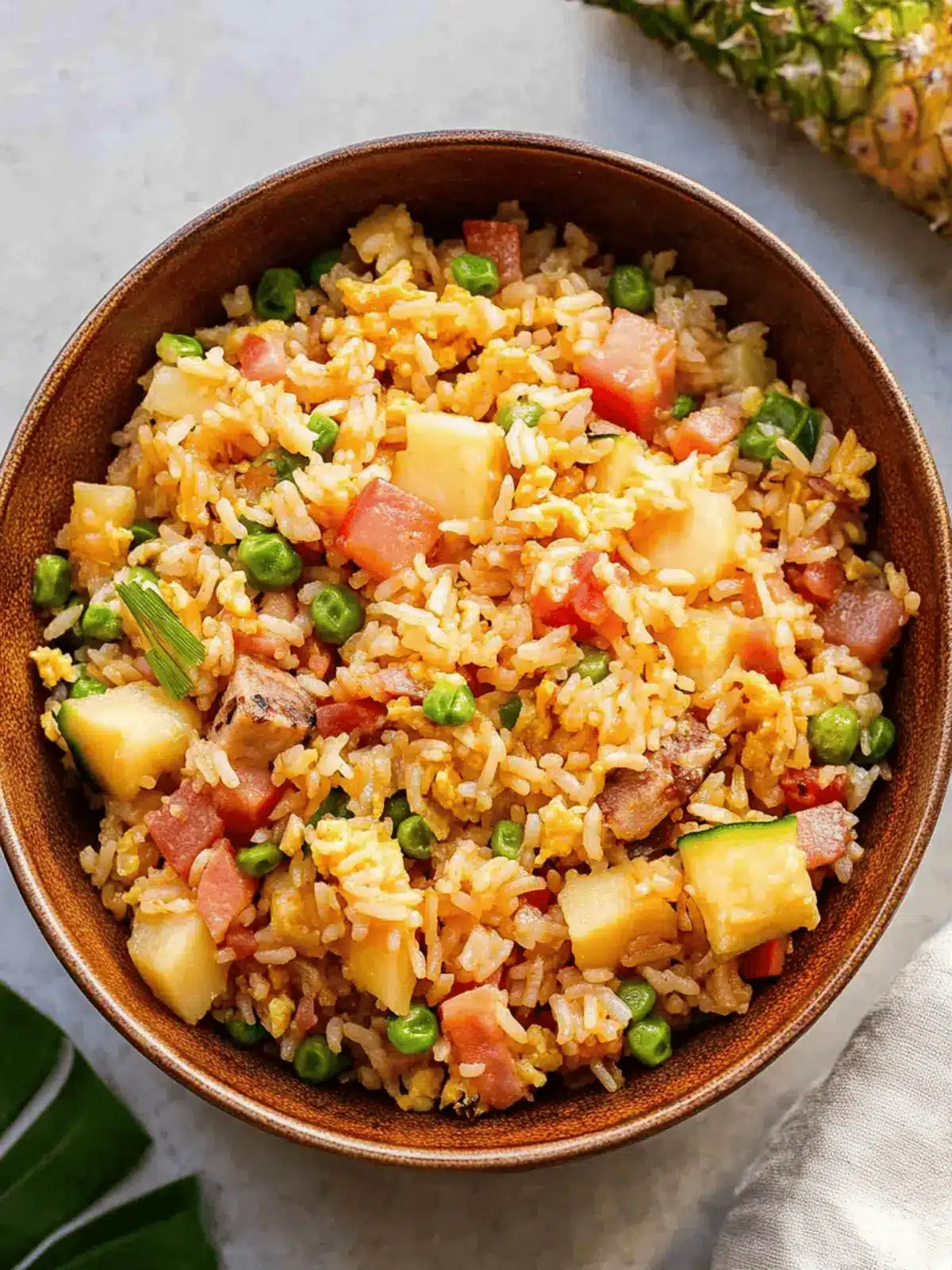 Tasty Hawaiian Fried Rice: A Sweet Tropical Twist