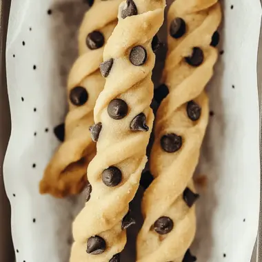 Chocolate Chip Cookie Dough Twists