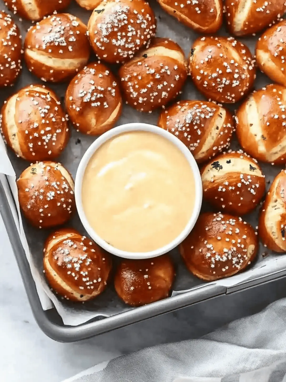 Pretzels and Cheese Dip