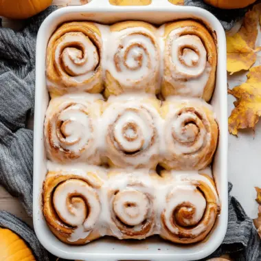 Pumpkin Cinnamon Rolls