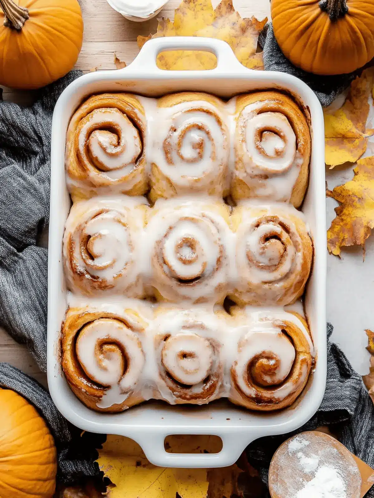 Pumpkin Cinnamon Rolls