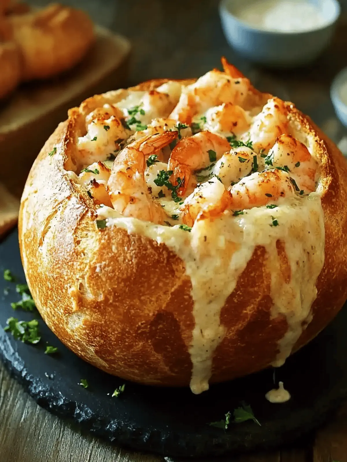 Savory Stuffed Seafood Bread Bowl for Memorable Gatherings