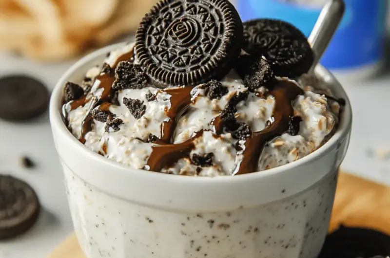 Oreo Overnight Oats