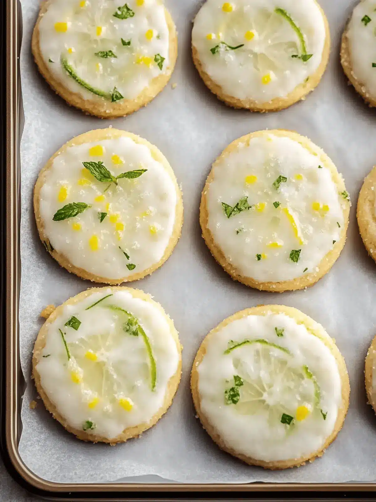 Mojito Sugar Cookies