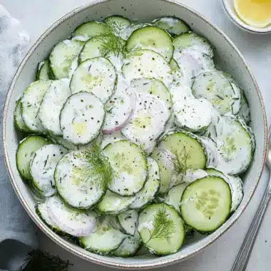 Creamy Cucumber Salad