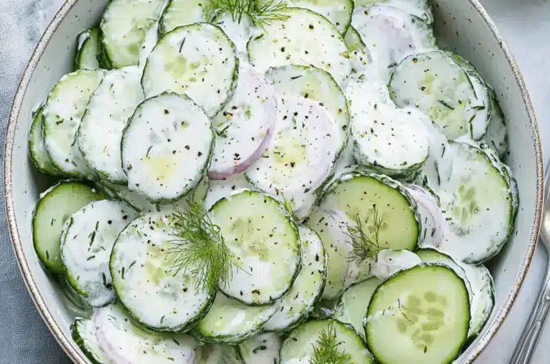 Creamy Cucumber Salad