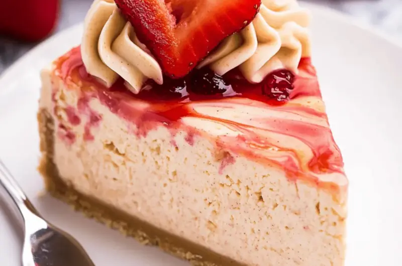 Peanut Butter and Jelly Cheesecake