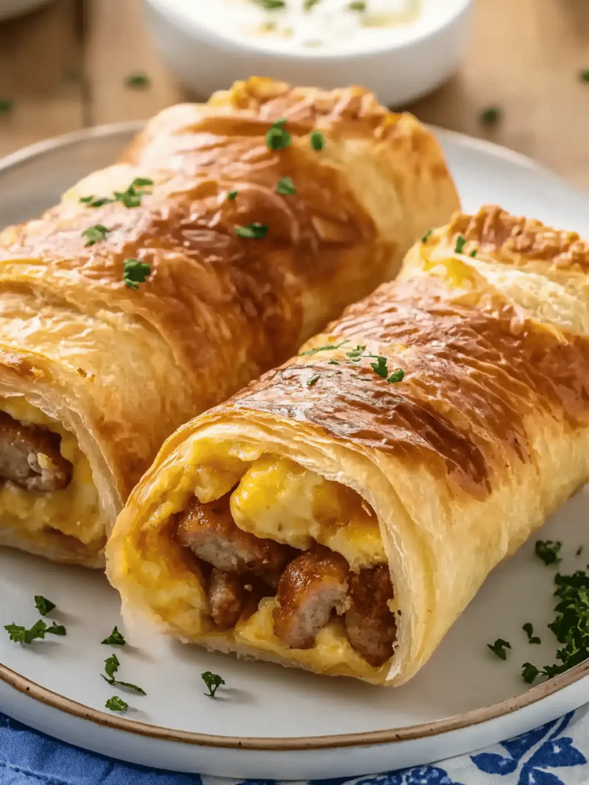Sausage Egg Breakfast Roll-Ups: Your New Morning Favorite!