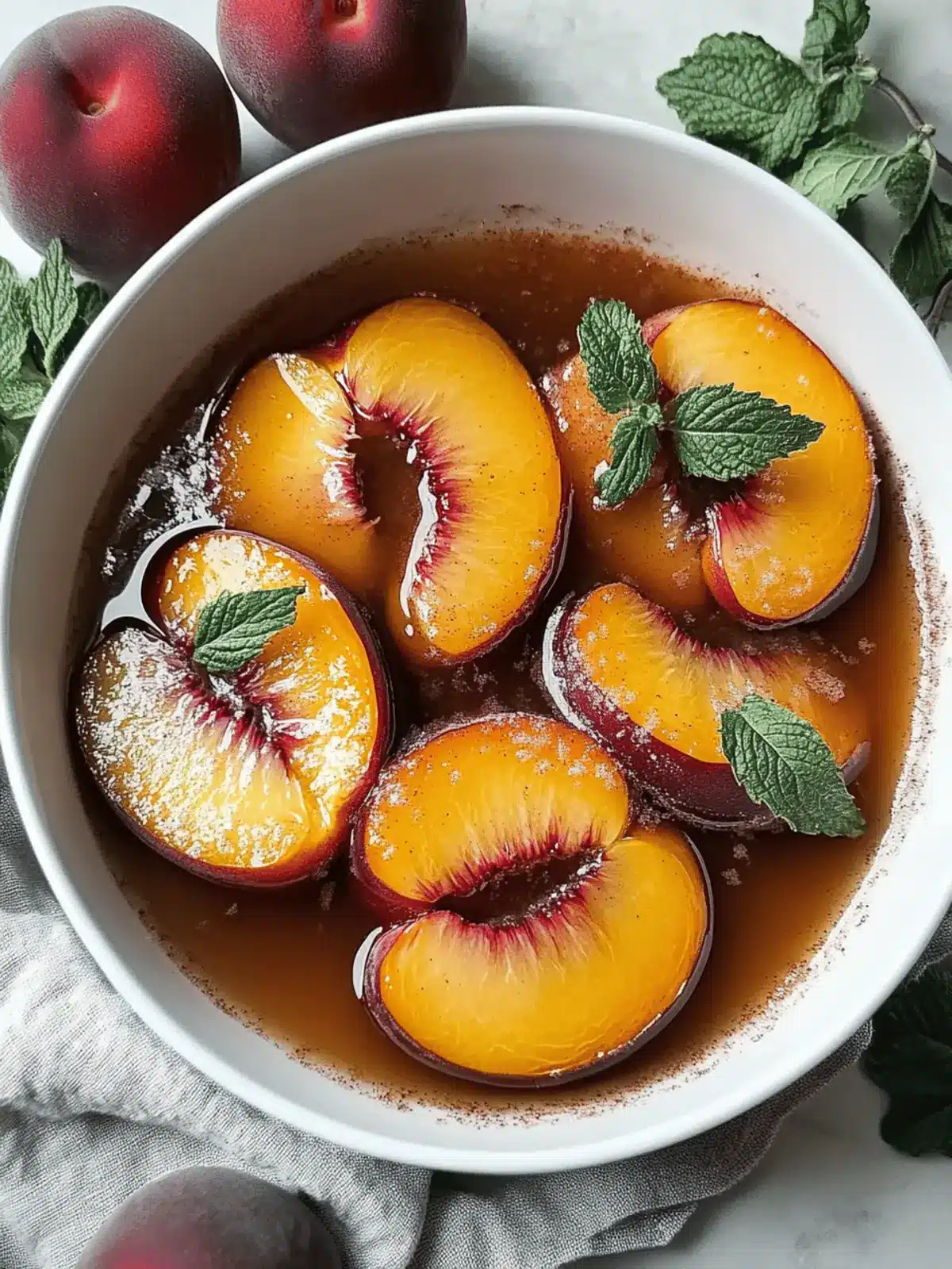 Cinnamon Sugar Baked Peaches for a Sweet Summer Delight