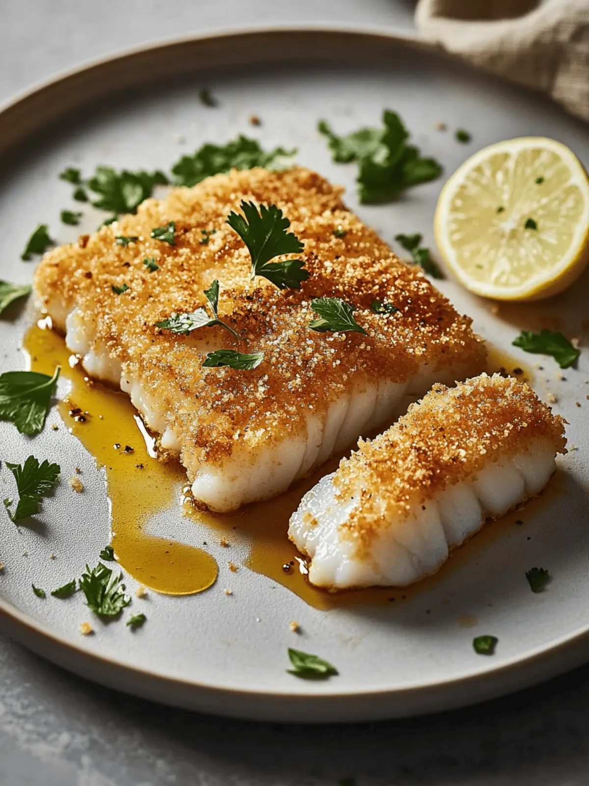 Crispy Parmesan-Crusted Cod for a Guilt-Free Dinner Delight