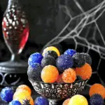 Halloween Sugared Prosecco Grapes