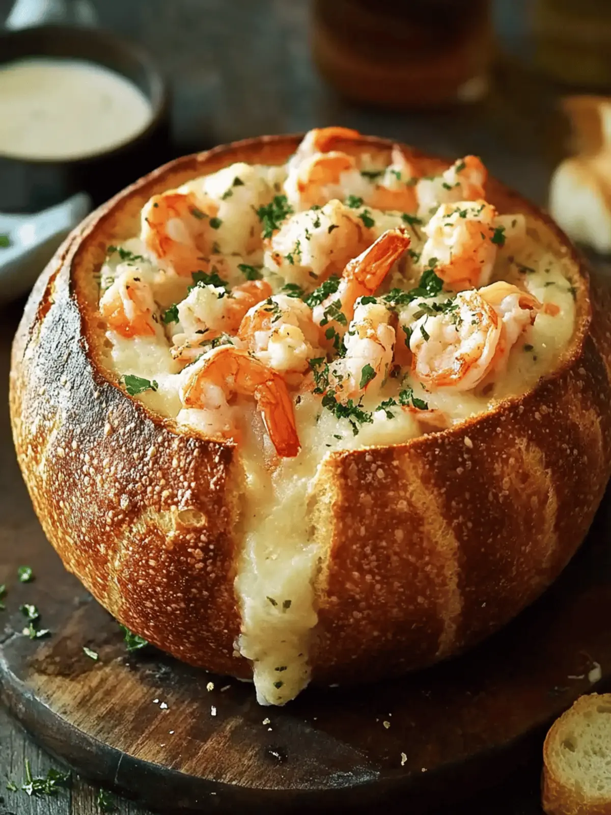 Savory Stuffed Seafood Bread Bowl for Memorable Gatherings