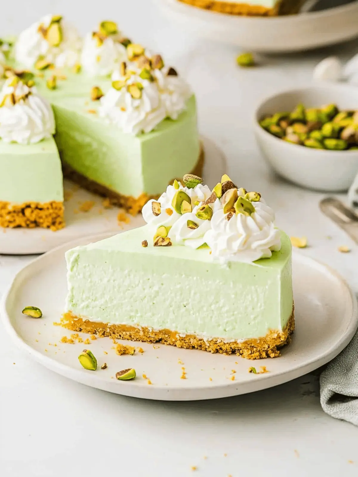 Creamy No-Bake Pistachio Cheesecake Everyone Will Love