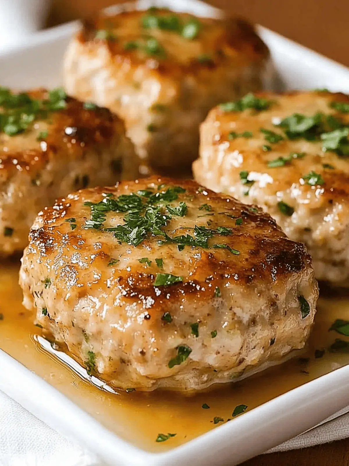 Garlic Parmesan Chicken Meatloaves That Wow Your Dinner Table