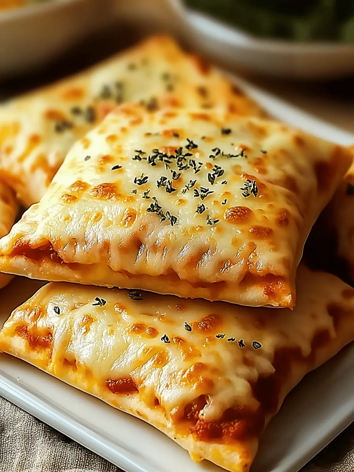 Cheesy Pizza Pockets