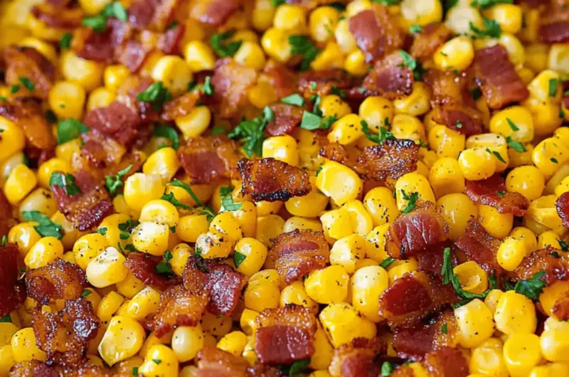 Fried Corn with Bacon