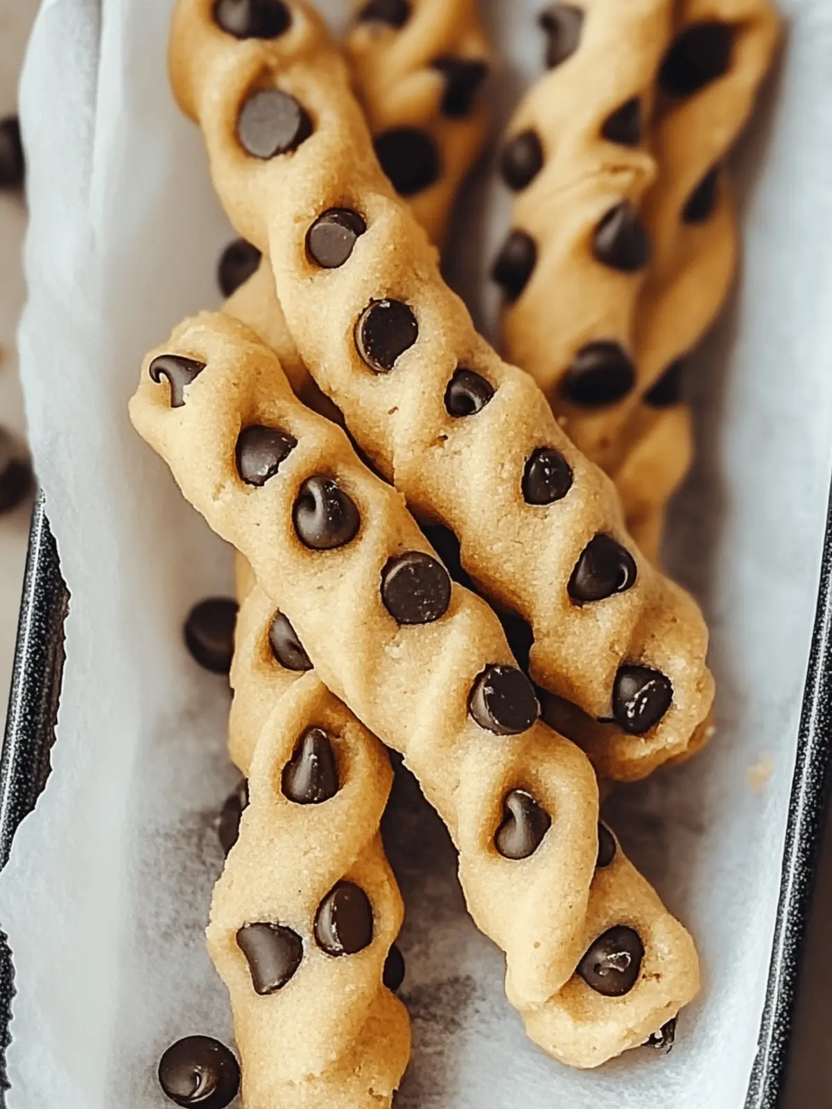 Irresistible Chocolate Chip Cookie Dough Twists Recipe You'll Love