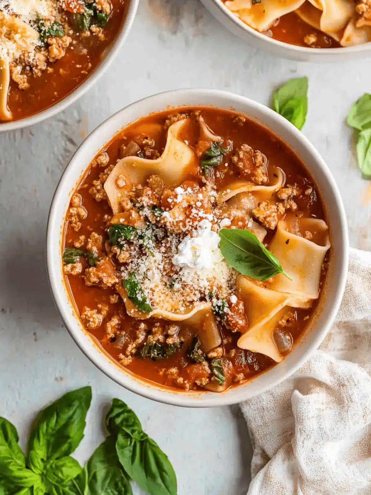 Hearty Lasagna Soup You Can Whip Up in Just 30 Minutes