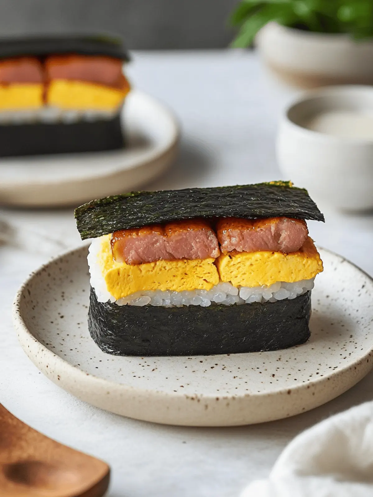 Spam Musubi with Egg