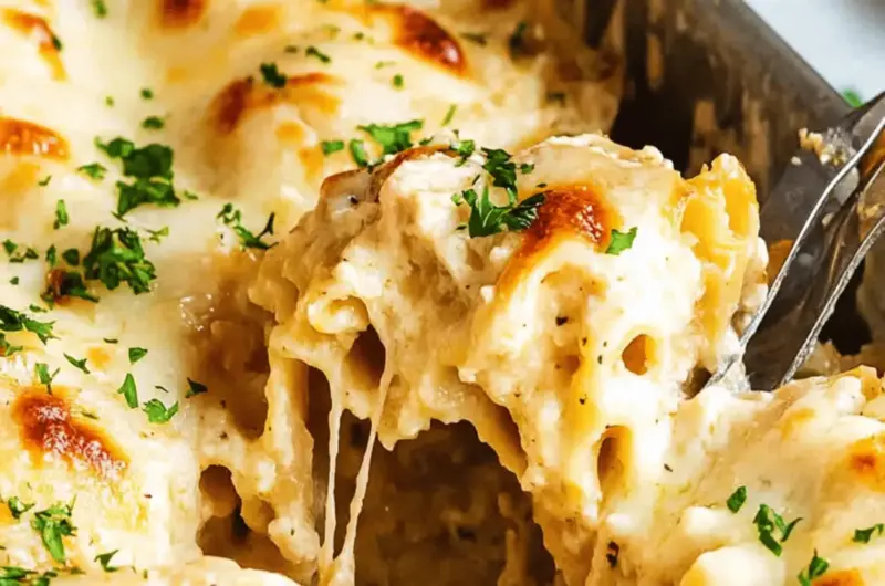 Chicken Alfredo Lasagna Rolls