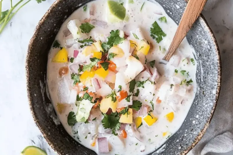 Tropical Coconut Milk Ceviche